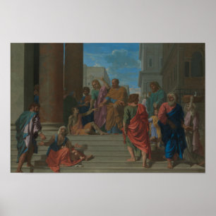 Póster Nicolas Poussin - Santos Pedro y Juan