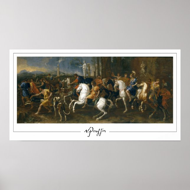 Póster Nicolas Poussin Zedign Art Poster #202 (Frente)