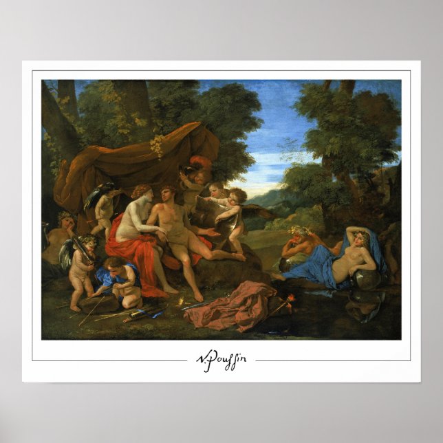 Póster Nicolas Poussin Zedign Art Poster #214 (Frente)