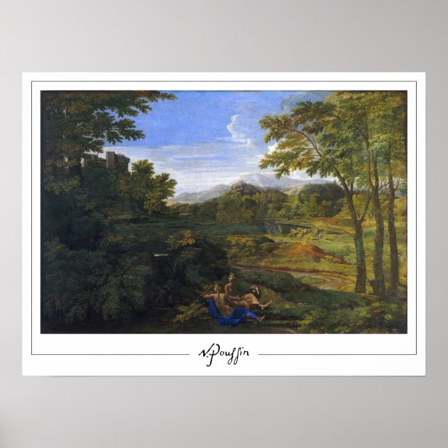 Póster Nicolas Poussin Zedign Art Poster #229 (Frente)