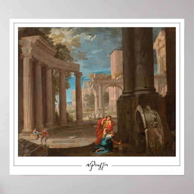 Póster Nicolas Poussin Zedign Art Poster #285 (Frente)