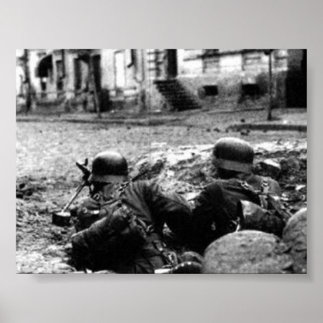 Póster Nido de pistola de máquinas alemanas (Frente)