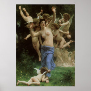 Póster Nido de Wasp por William Adolphe Bouguereau