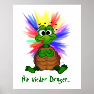 Póster Nie wieder Drogen