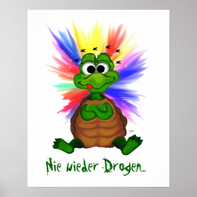 Póster Nie wieder Drogen (Frente)