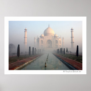 Póster Niebla del Taj Mahal