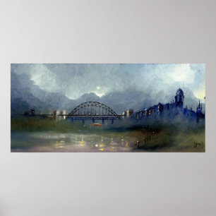 Póster Niebla en el poster de Tyne