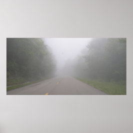 Póster Niebla en la autopista de las estribaciones, Tenne