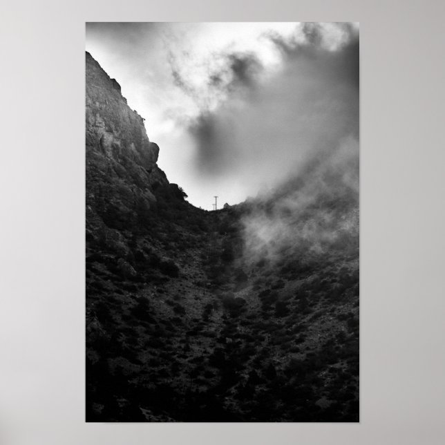 Póster Niebla matutina en Big Bend (Frente)