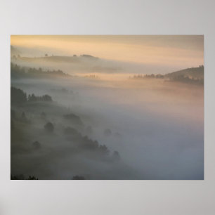 Póster Niebla para amanecer en Pieniny
