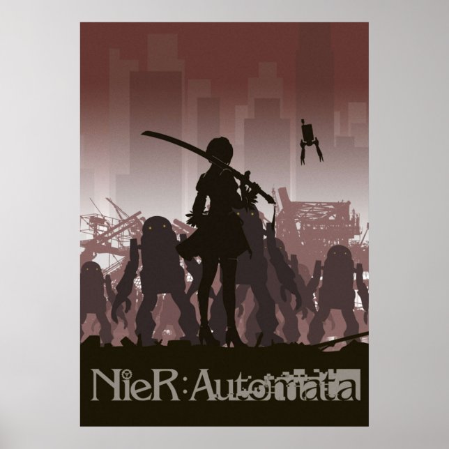 Póster Nier Automata (Frente)