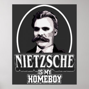 Póster Nietzsche Es Mi Poster Homeboy