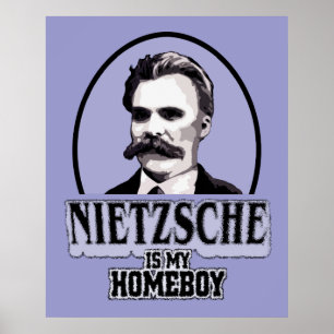 Póster Nietzsche Es Mi Poster Homeboy