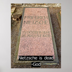 Póster Nietzsche es muerto
