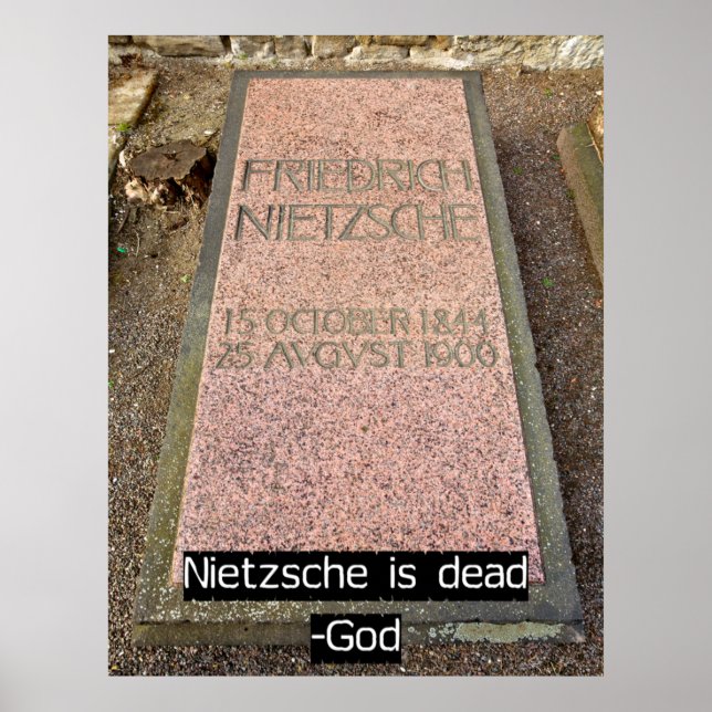 Póster Nietzsche está muerto (Frente)