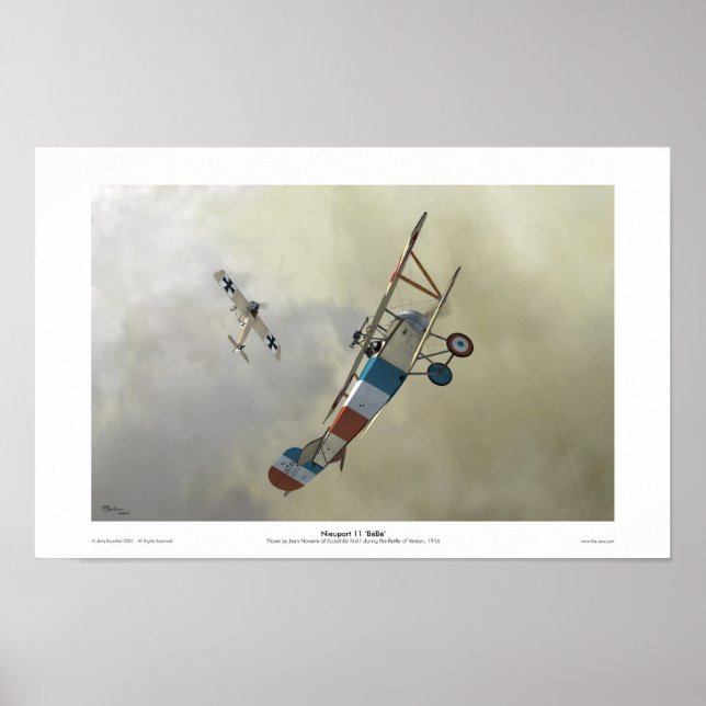 Póster Nieuport 11 "BéBé" (Frente)