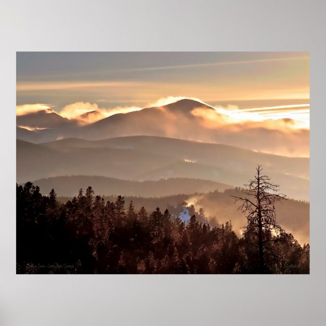 Póster Nieve a la deriva - James Peak, Colorado (Frente)