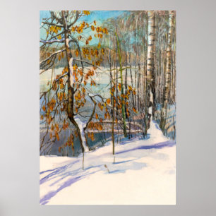 Póster Nieve caída