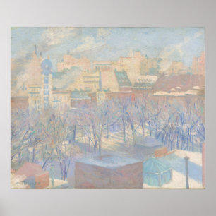 Póster Nieve de Madison Square - Poster Bella Artes Allen