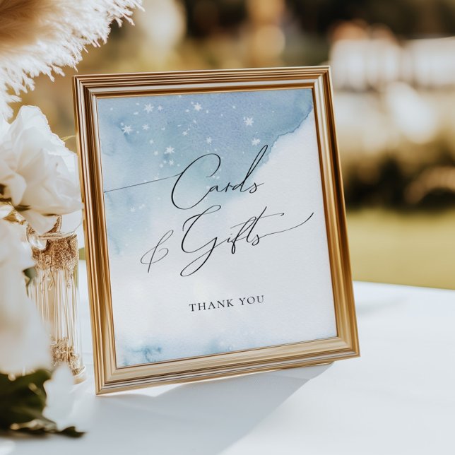 Póster Nieve en amor Blue Bridal Ducha Tarjetas y Regalos (Subido por el creador)