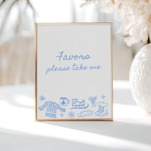 Póster Nieve en amor Favores caprichosos