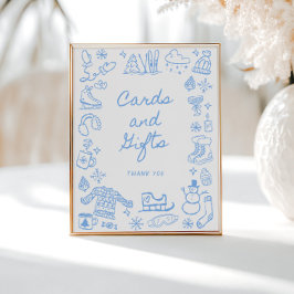 Póster Nieve en amor Tarjetas y Regalos caprichosos