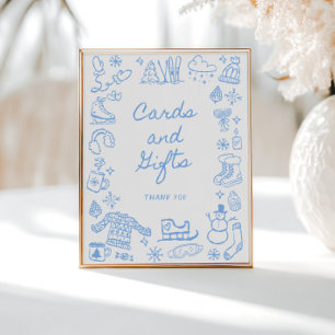 Póster Nieve en amor Tarjetas y Regalos caprichosos