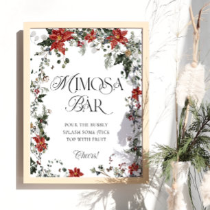 Póster Nieve en amor Winter Shower Mimosa Bar