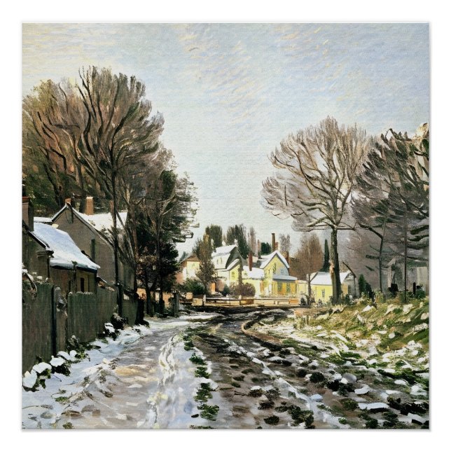 Póster Nieve en Argenteuil (1) (Anverso)