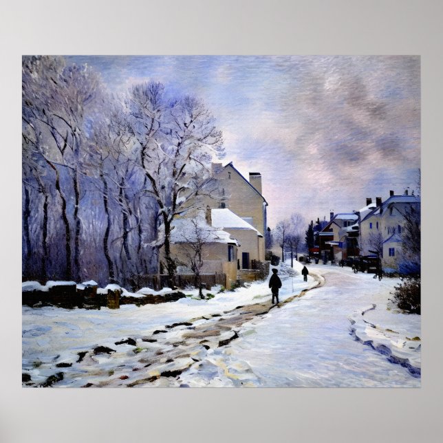 Póster Nieve en Argenteuil (2) (Frente)