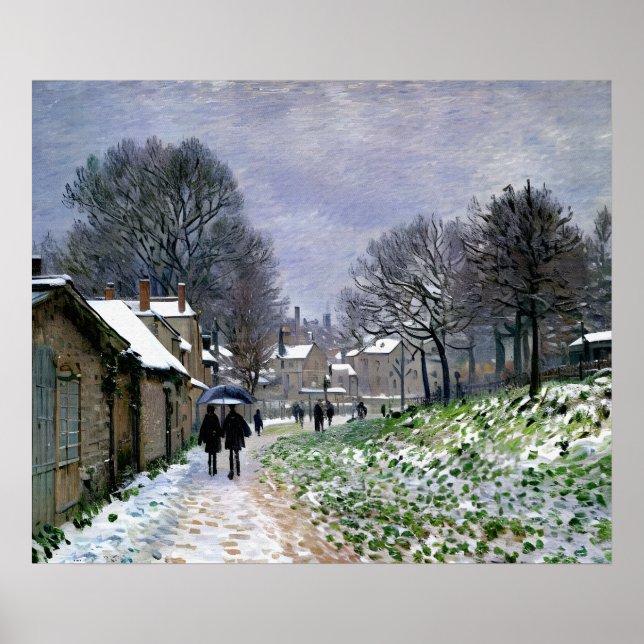 Póster Nieve en Argenteuil (3) (Frente)