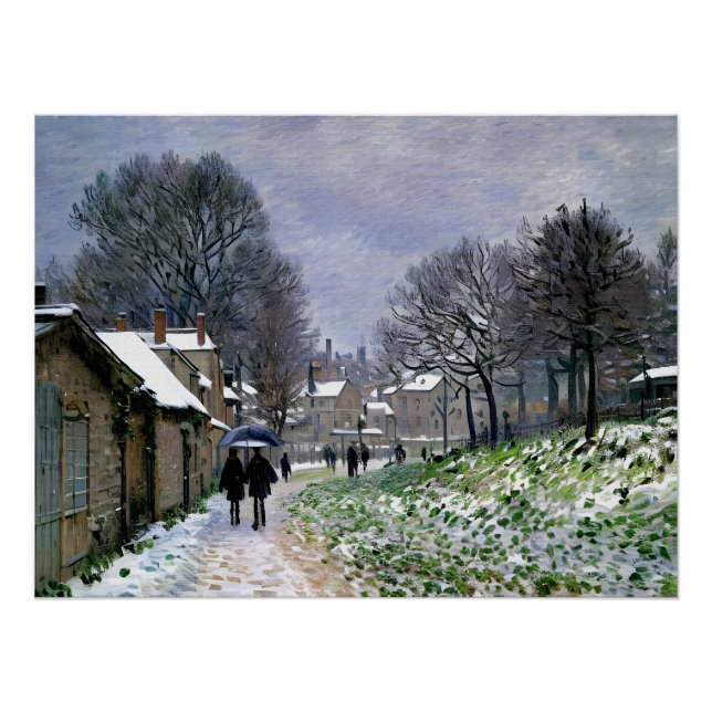 Póster Nieve en Argenteuil (3) (Anverso)
