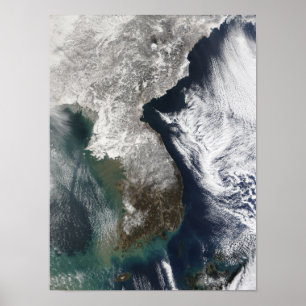 Póster Nieve en Corea