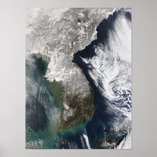 Póster Nieve en Corea (Frente)
