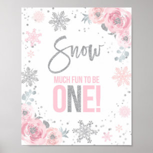 Póster Nieve Muy Divertida Para Ser Un Fiesta Invierno De