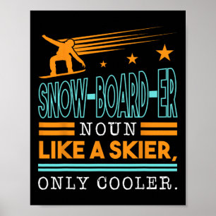 Póster Nieve-Norn como un Top Sn sólo del esquiador