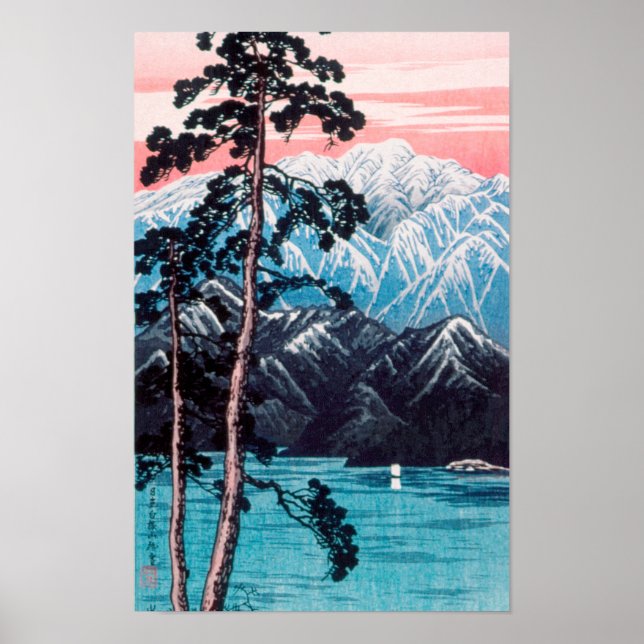 Póster Nieve persistente en el monte Shirane de Hiroaki T (Frente)