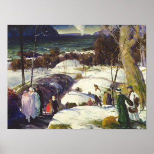 Póster Nieve por la Pascua