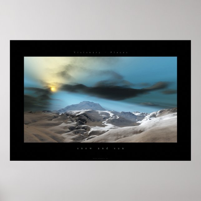 Póster nieve y sol (Frente)