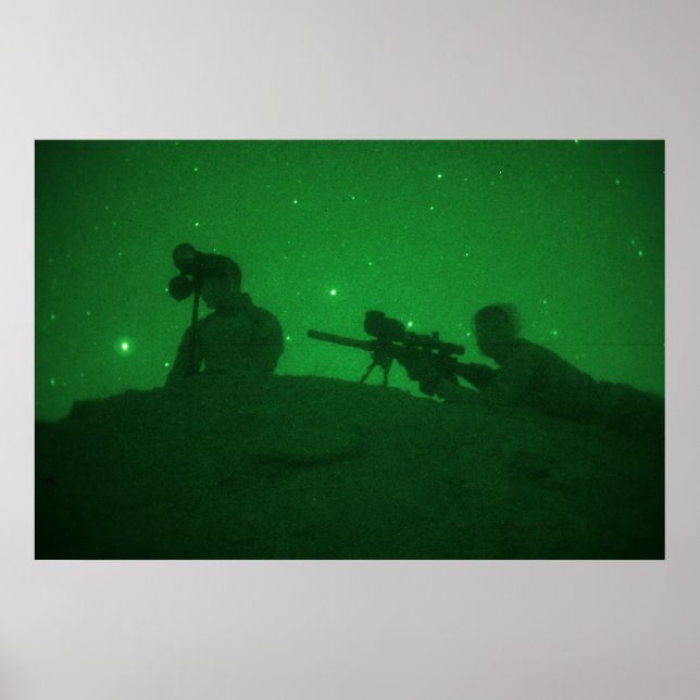 Póster Nieves nocturno (Frente)