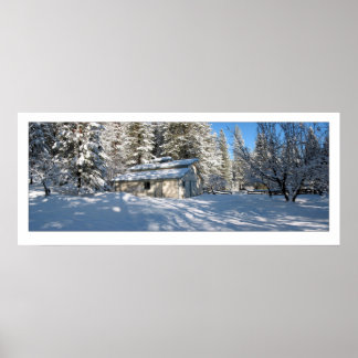 Póster Nieves y granero de Sierra - Poster