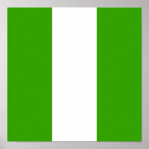 Póster Nigeria Bandera País natal de Nigeria, Nigeria y Á