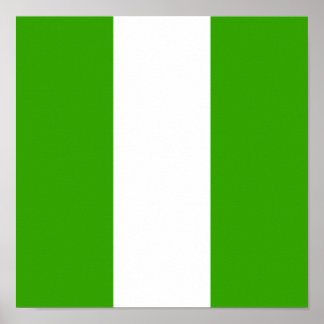 Póster Nigeria Bandera País natal de Nigeria, Nigeria y Á