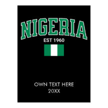 Nigeria Est. 1960 — Legado Personalizado de Orgull