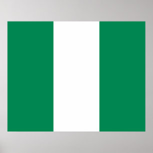 Póster Nigerian Flag