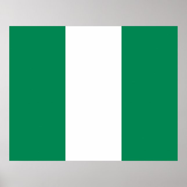 Póster Nigerian Flag (Frente)