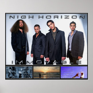 Póster Nigh Horizon | Poster conmemorativo inamovible