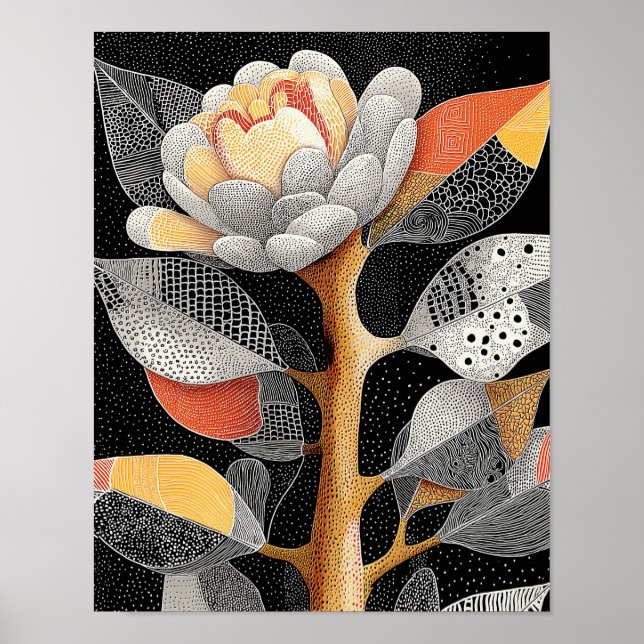 Póster Night Bloom #9 - Descarga Digital 4x5 (Frente)