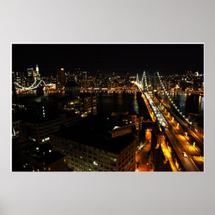 Póster Night Bridges