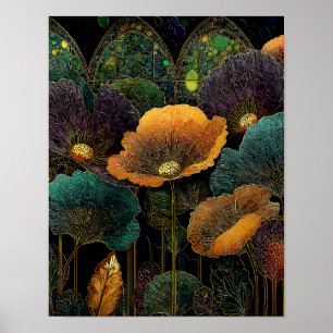 Póster Night Garden en Venus #6 - Descarga Digital 4x5